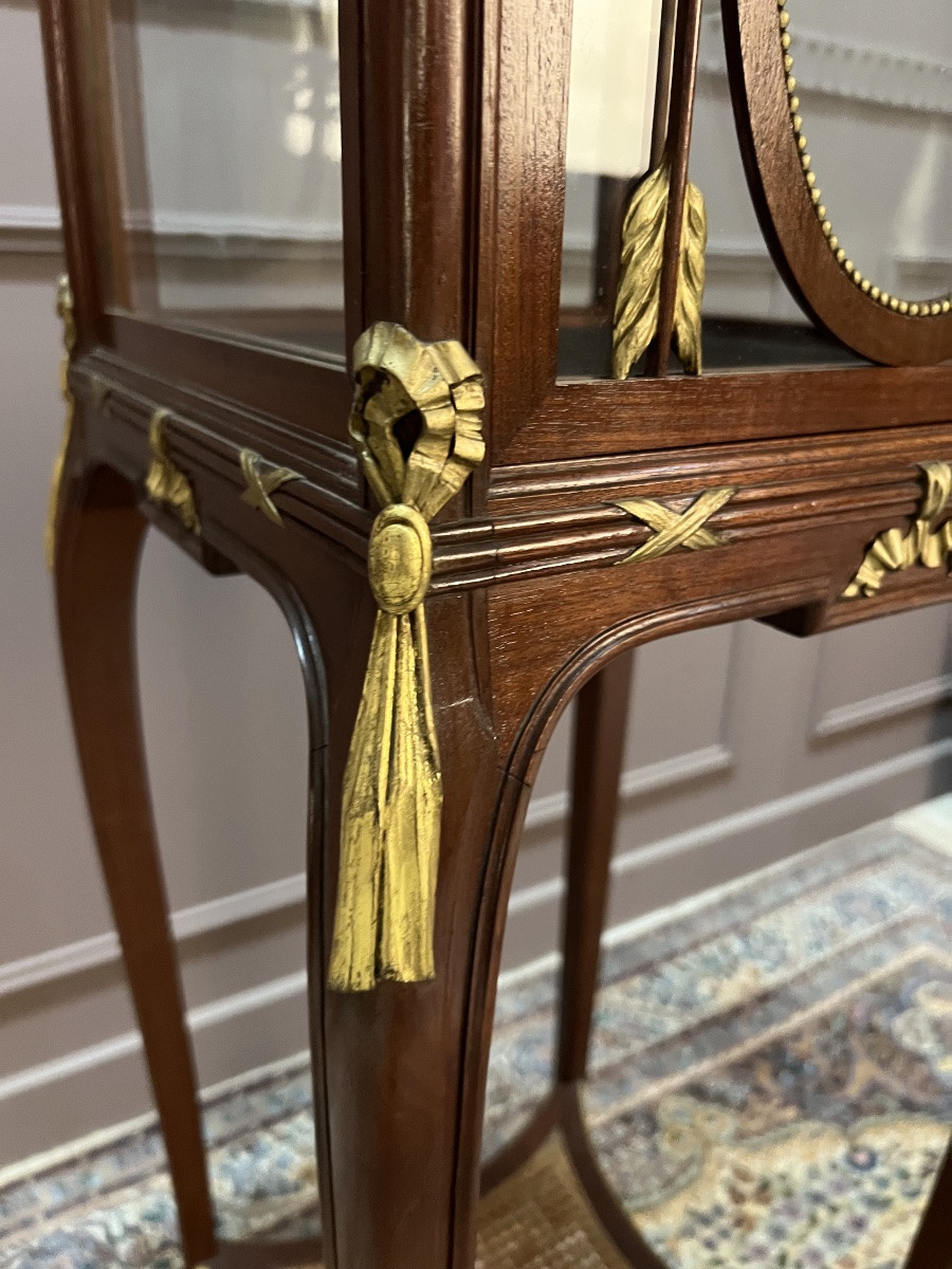 Sellette formant vitrine de style Louis XV-photo-2