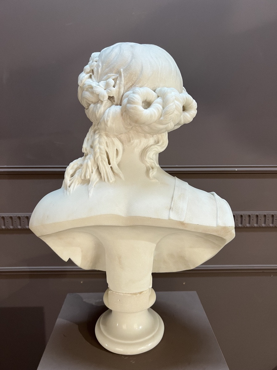Carrara Marble Bust-photo-4