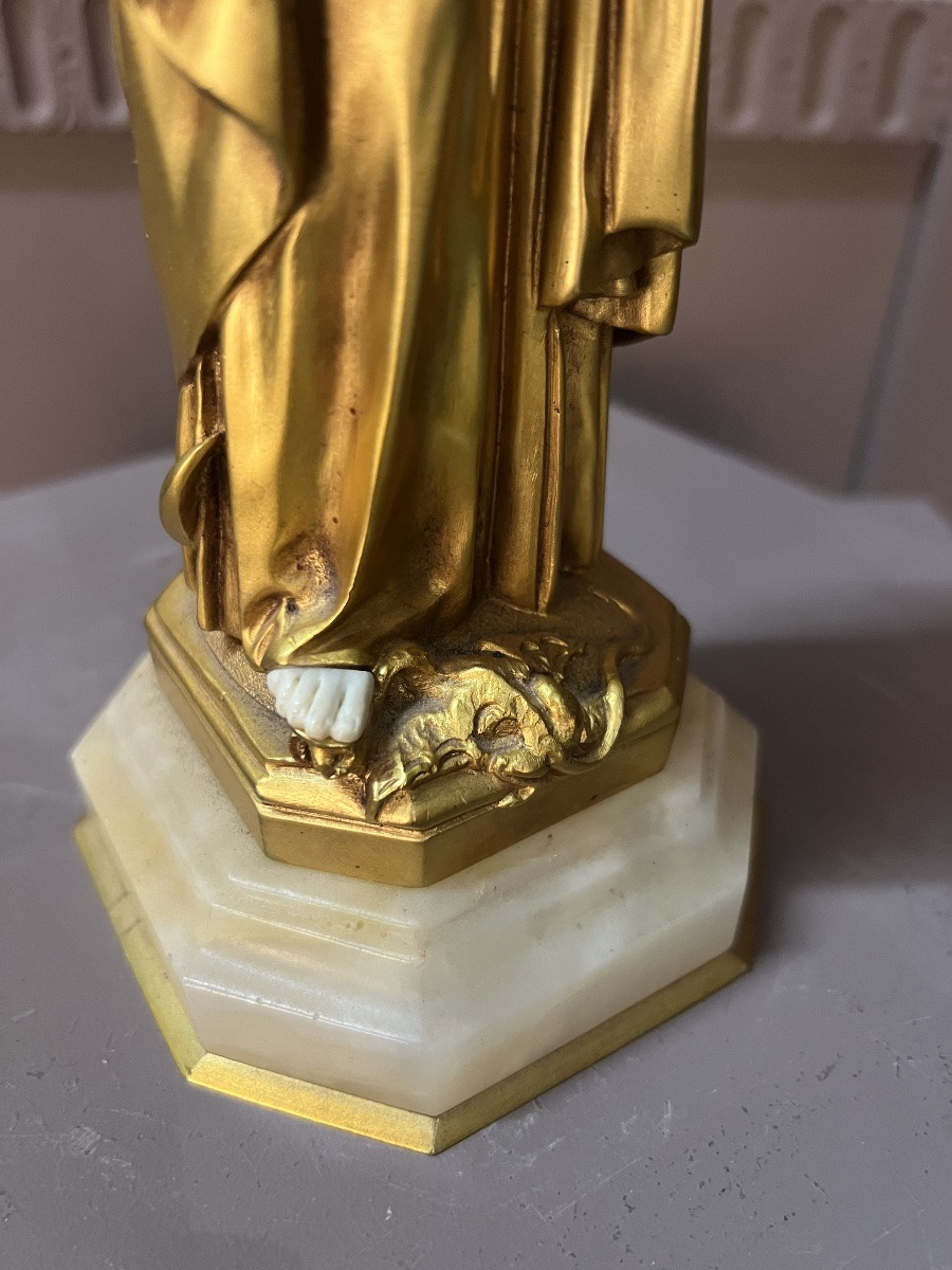 Sculpture chryséléphantine signé Leharivel-photo-4