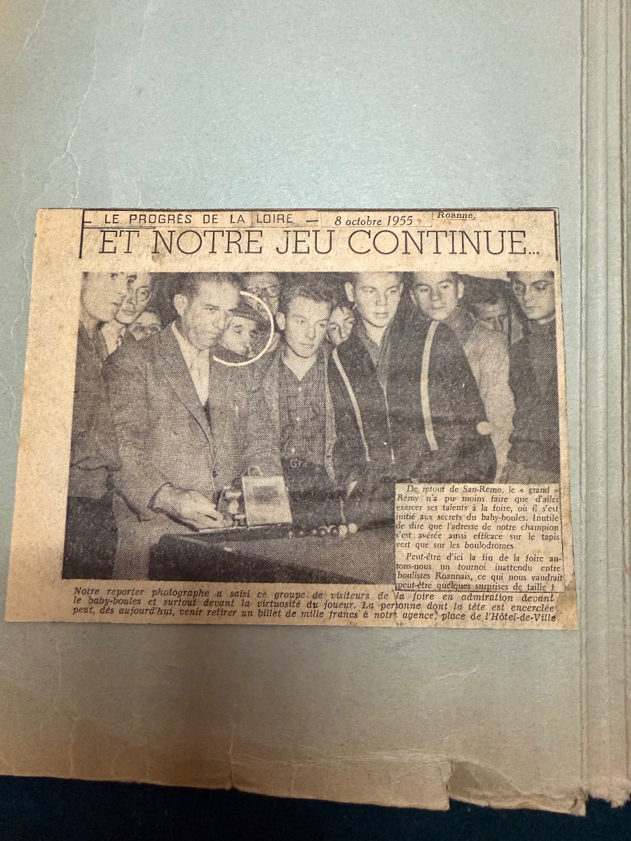 Rare "l'intégral" Mechanical Boules Court (1954) – La Boule Intégrale (lyon) -photo-4