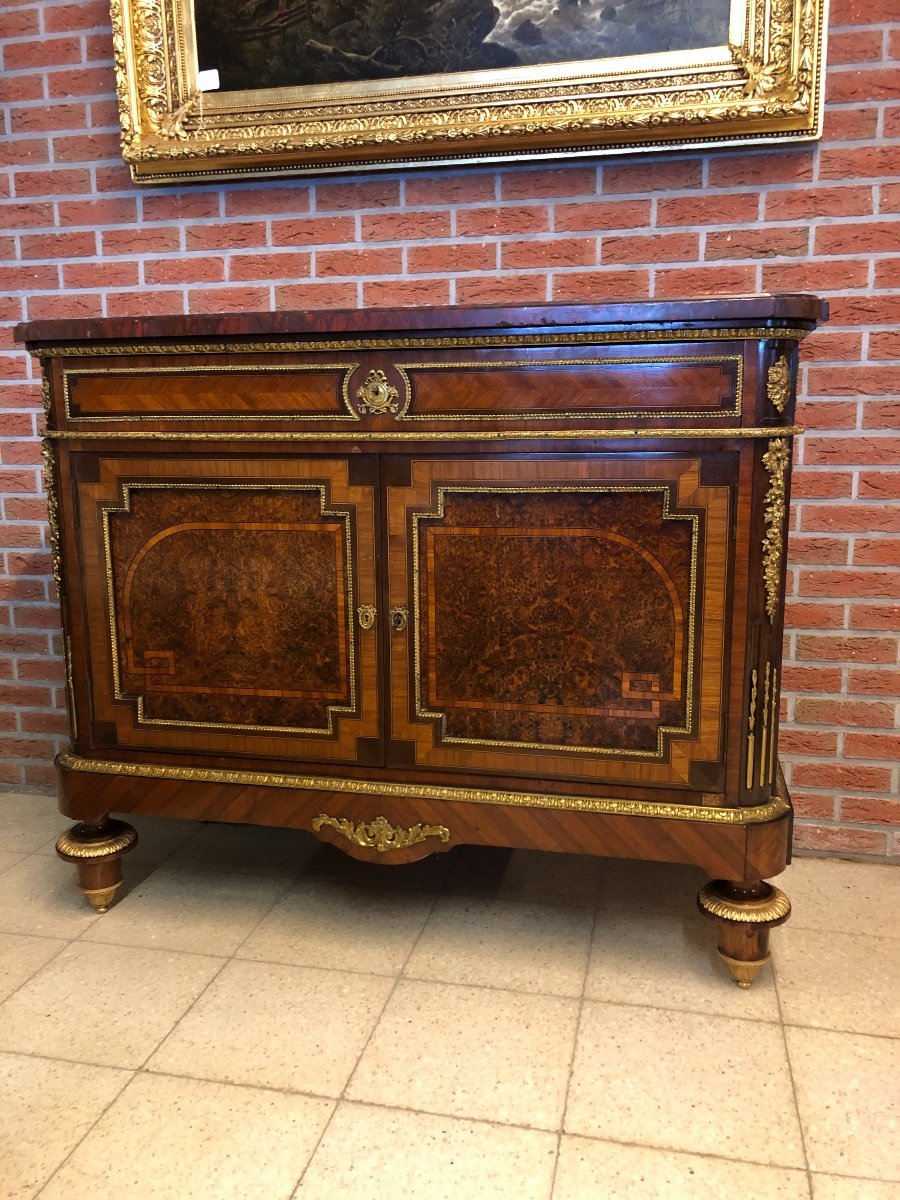 commode à Vantaux Formant Secrétaire Estampillé De Wassmus