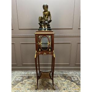 Sellette formant vitrine de style Louis XV