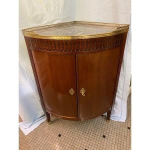 Very Pretty Little Louis XVI Corner Mahogany