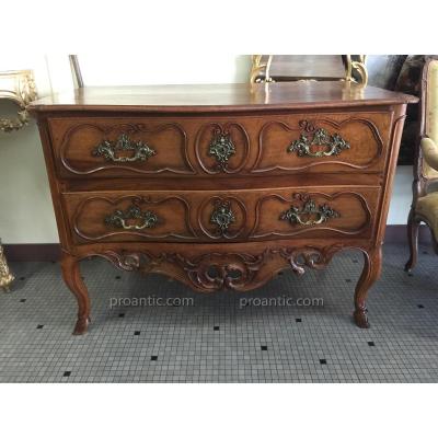 Provencal In Walnut Commode 18th