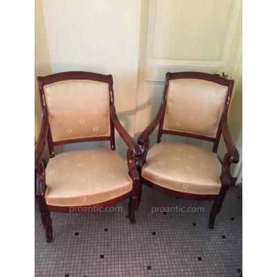 Beautiful Pair Of Armchairs