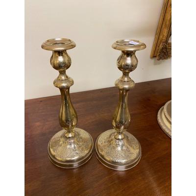 Beautiful Pair Of Candlesticks