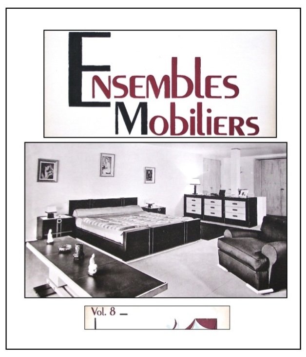 - Ensembles  Mobiliers  -  Design Français Décorateurs : Leleu, Adnet, Royère  etc . ' 50