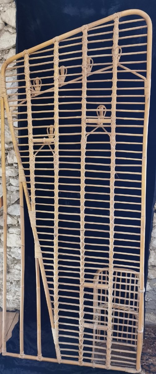 Bamboo Coat Rack 1950s - 1960s Louis Sognot-photo-3