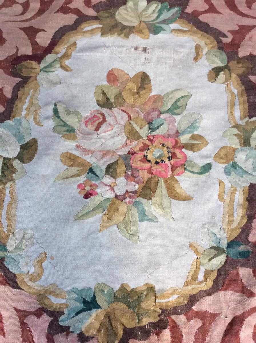 Tapis d'Aubusson Fin XIXe Siècle-photo-3