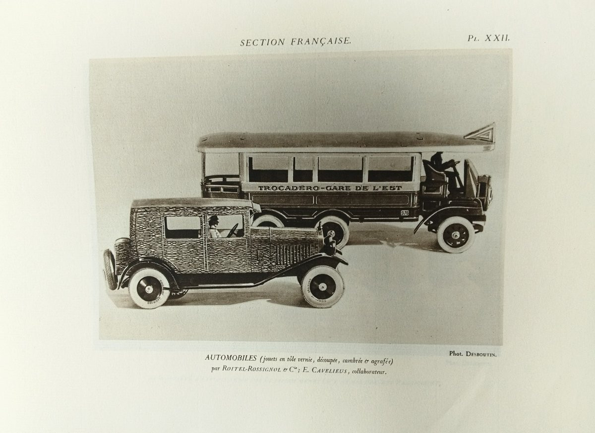 - Expo  ' 25  ART - DÉCO  - rapport  VIII  -  Jouets / Musique / Transport / App. Scientifiques-photo-4