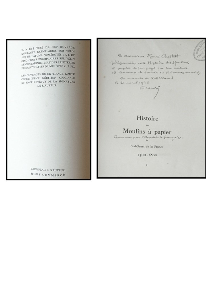 - History Of The Paper Mills Of South West France From 1300 To 1800 --photo-4