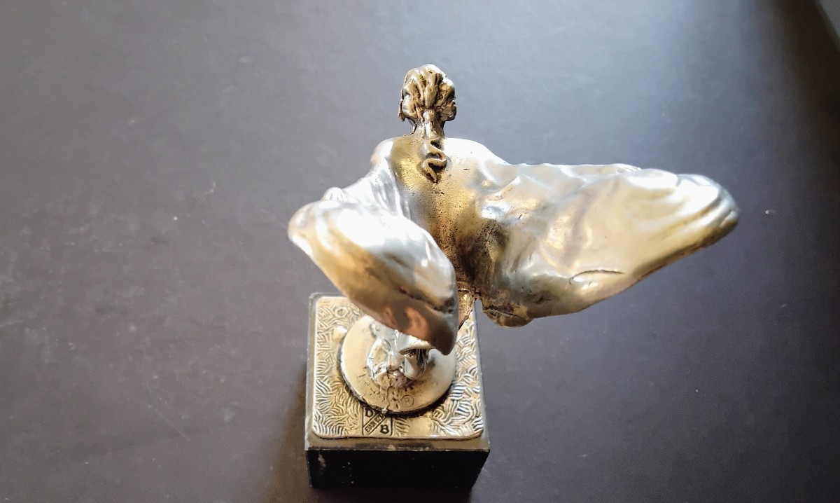 Rolls Royce Mascot "spirit Of Ecstasy" In Pewter-photo-4