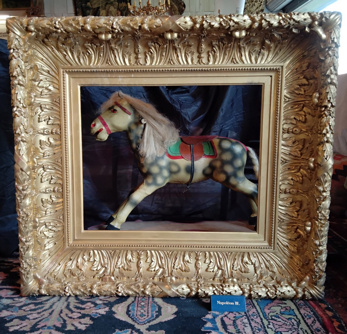 Large Gilded Napoleon III Frame-photo-3