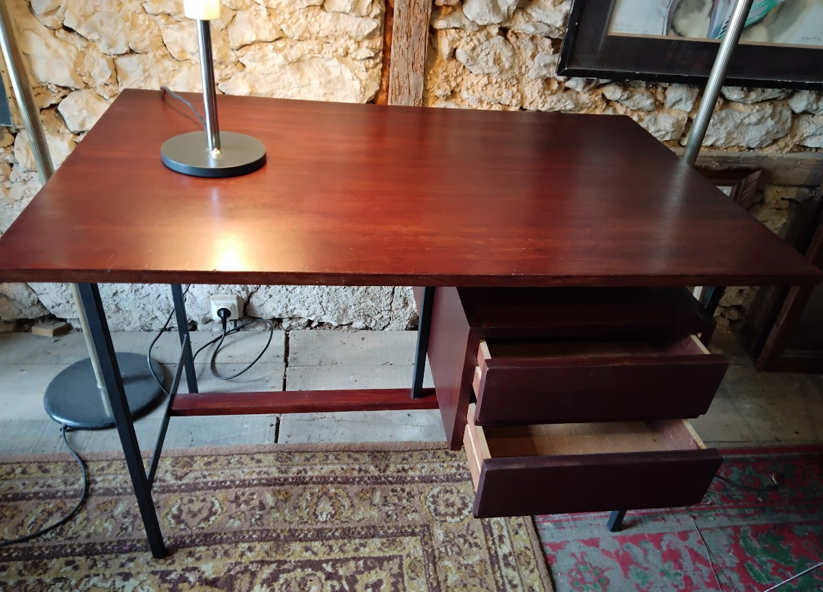 1960s Desk By Designer Pierre Guariche-photo-3