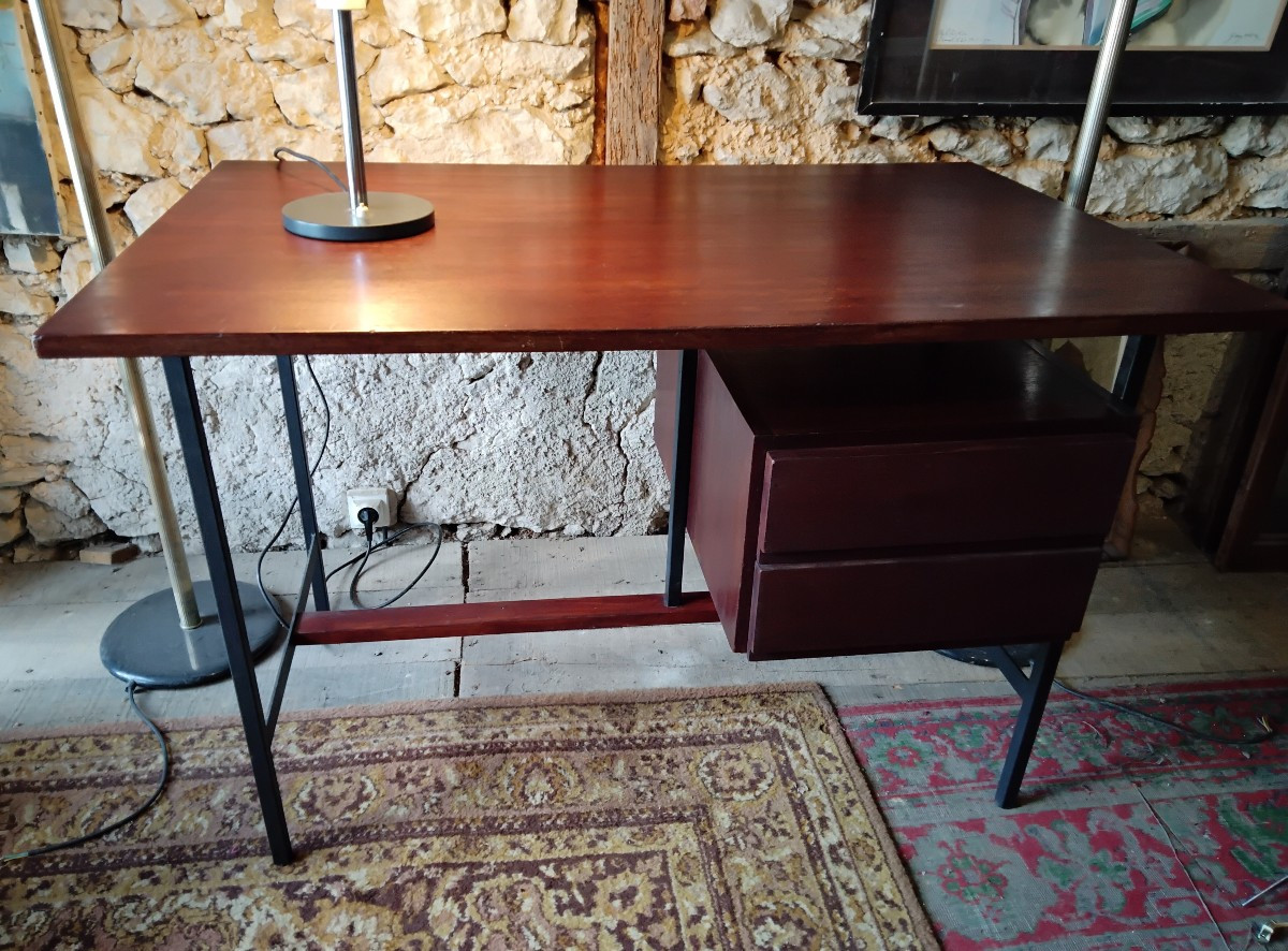 1960s Desk By Designer Pierre Guariche-photo-4