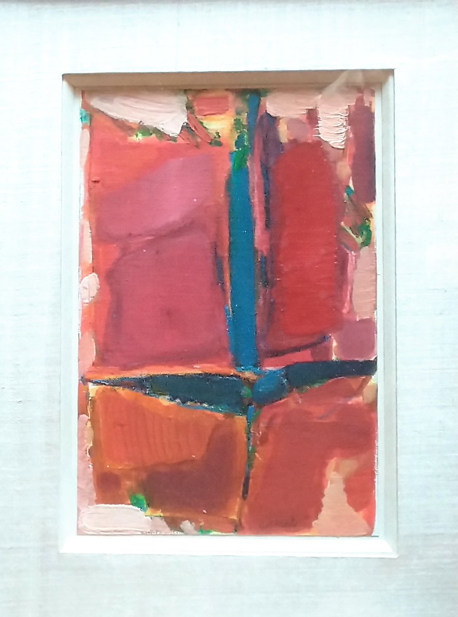  -  MICHEL   CARRADE   -   Huile  sur  Toile   -   années   ' 60   -  signée   --photo-2