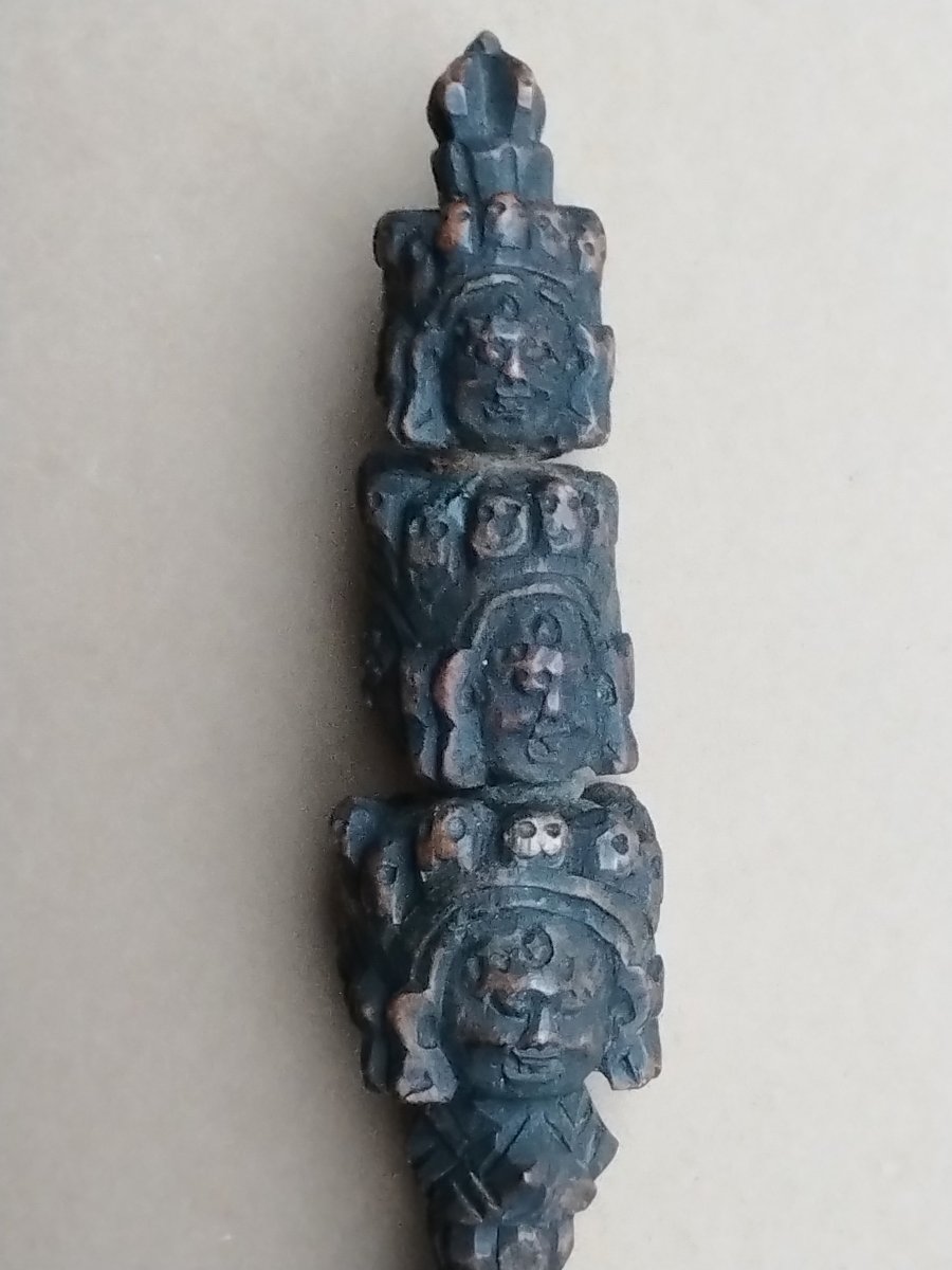   -  PHURBA   Tibetain  -  dague   rituelle   -   Bouddhisme   -  31  cm.   --photo-3