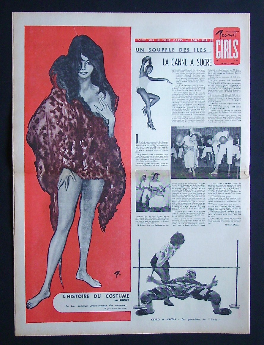 -  Le  N°  1  Des  Brenot  Girls  De  1961    --photo-3