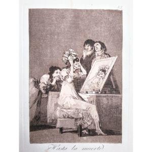 -  Goya  -  Los  Capricios   -  Planche 55  - Gravure Eau-forte /aquatinte  -