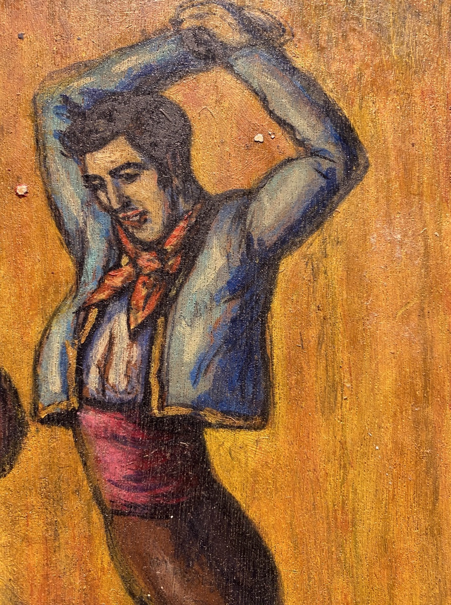 Hst Pablo Tillac Flamenco Madrid - Basque Painter 1930-photo-2