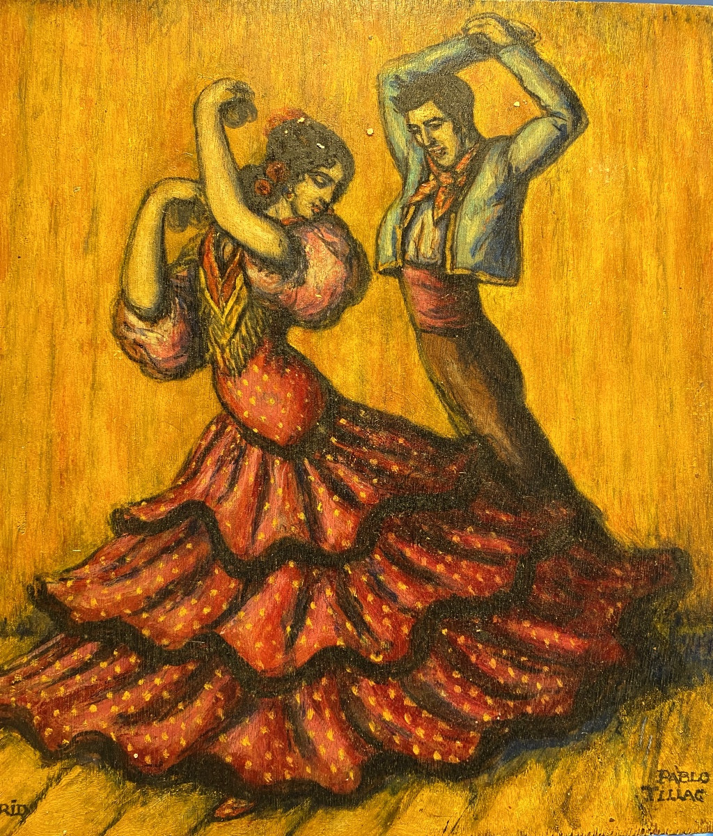 Hst Pablo Tillac Flamenco Madrid - Basque Painter 1930