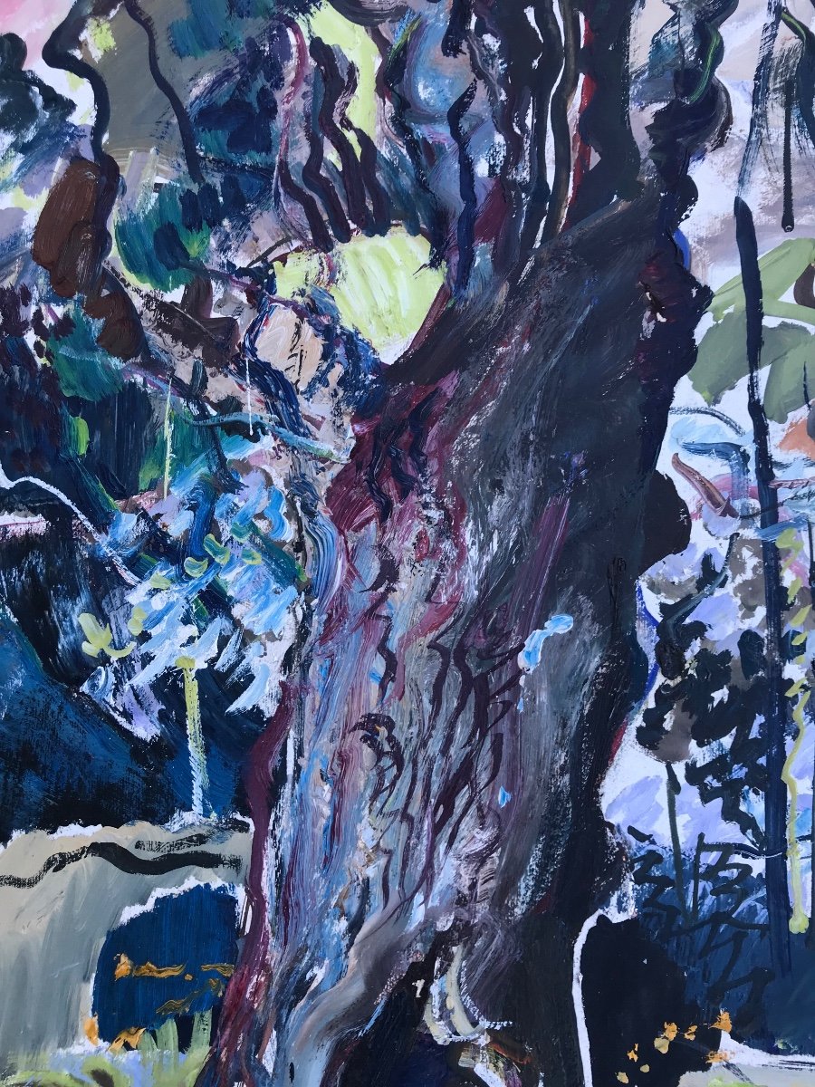 Basque Oaks By Robert Houdusse Bordeaux School - Atlantic Ocean - Basque Country-photo-2
