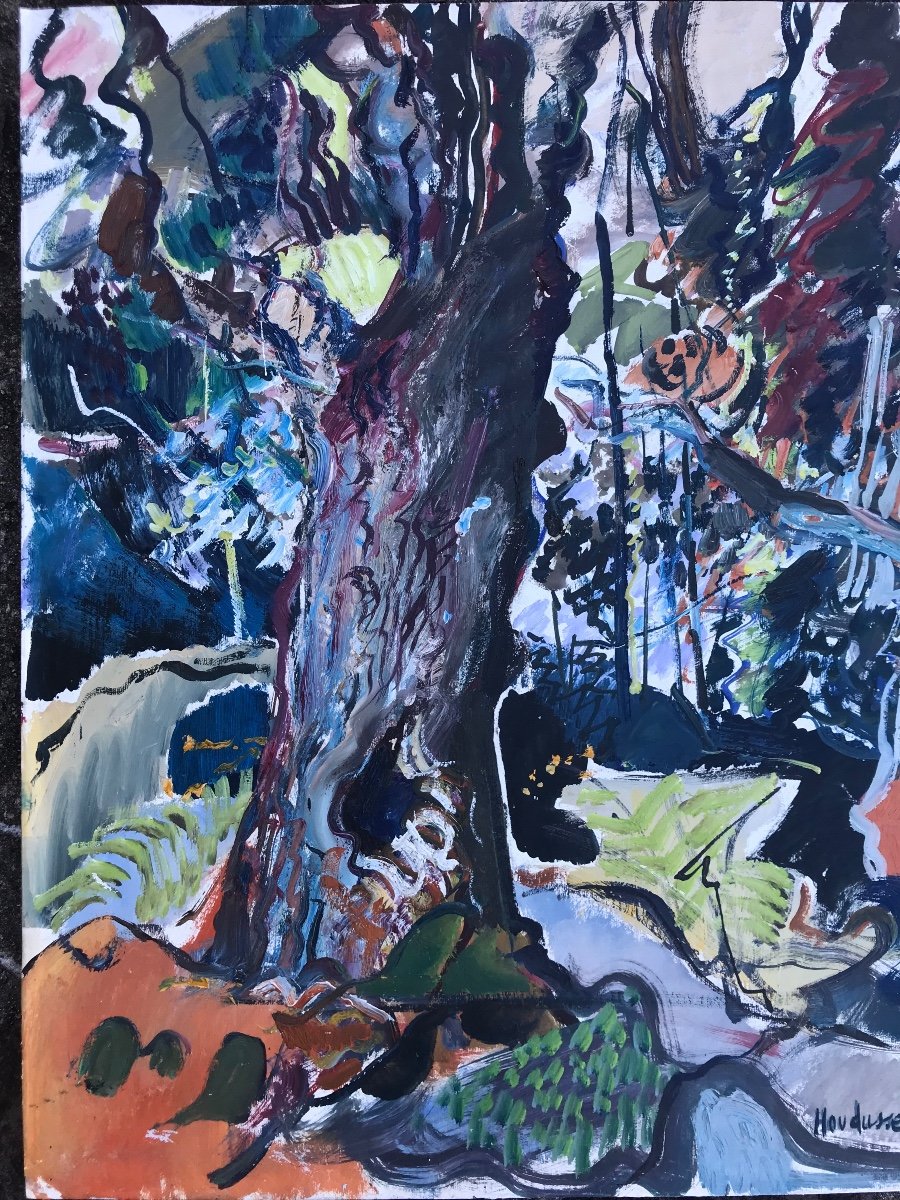 Basque Oaks By Robert Houdusse Bordeaux School - Atlantic Ocean - Basque Country