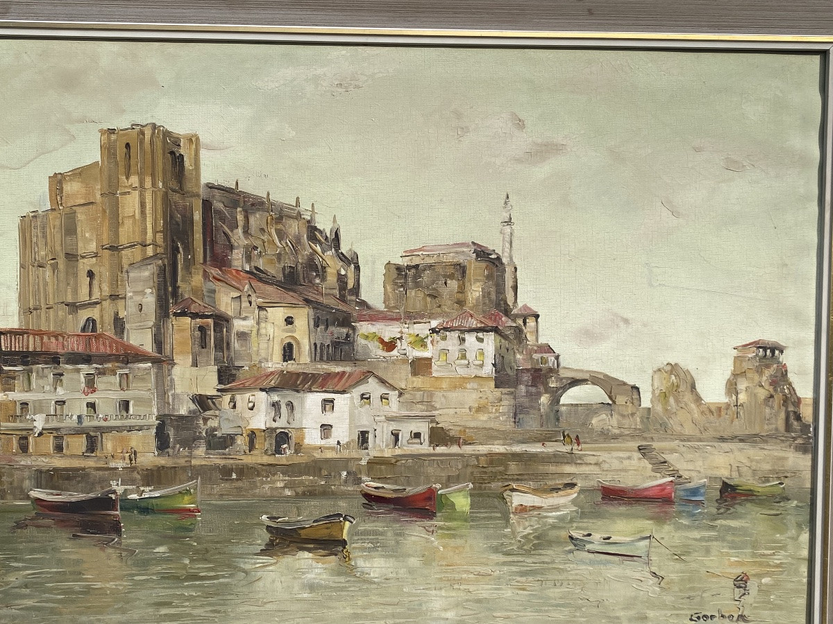 Hst Hegoalde South Basque Country Ondarroa 1970 Gorbea Basque Painter Euskal Herria -photo-1