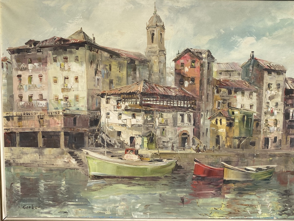 Hst Hegoalde South Basque Country Ondarroa 1970 Gorbea Basque Painter Euskal Herria -photo-2