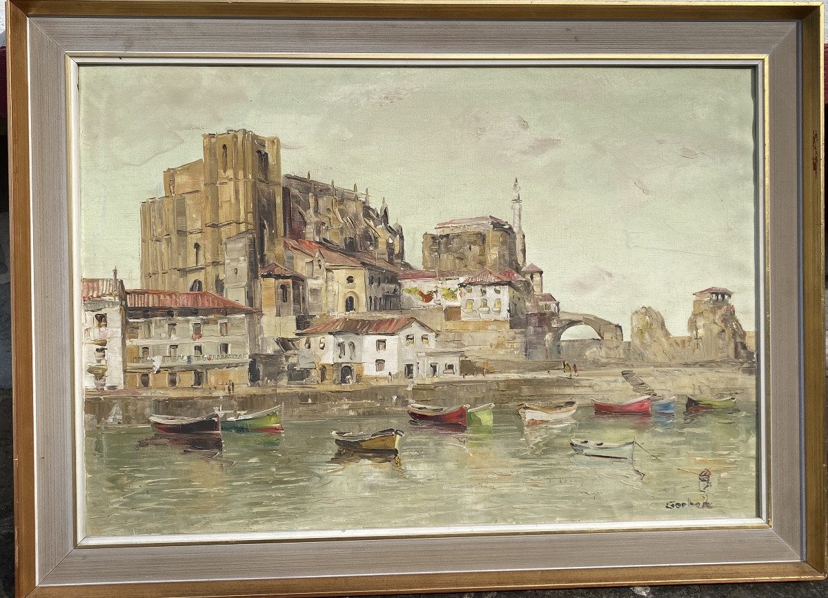 Hst Hegoalde South Basque Country Ondarroa 1970 Gorbea Basque Painter Euskal Herria 