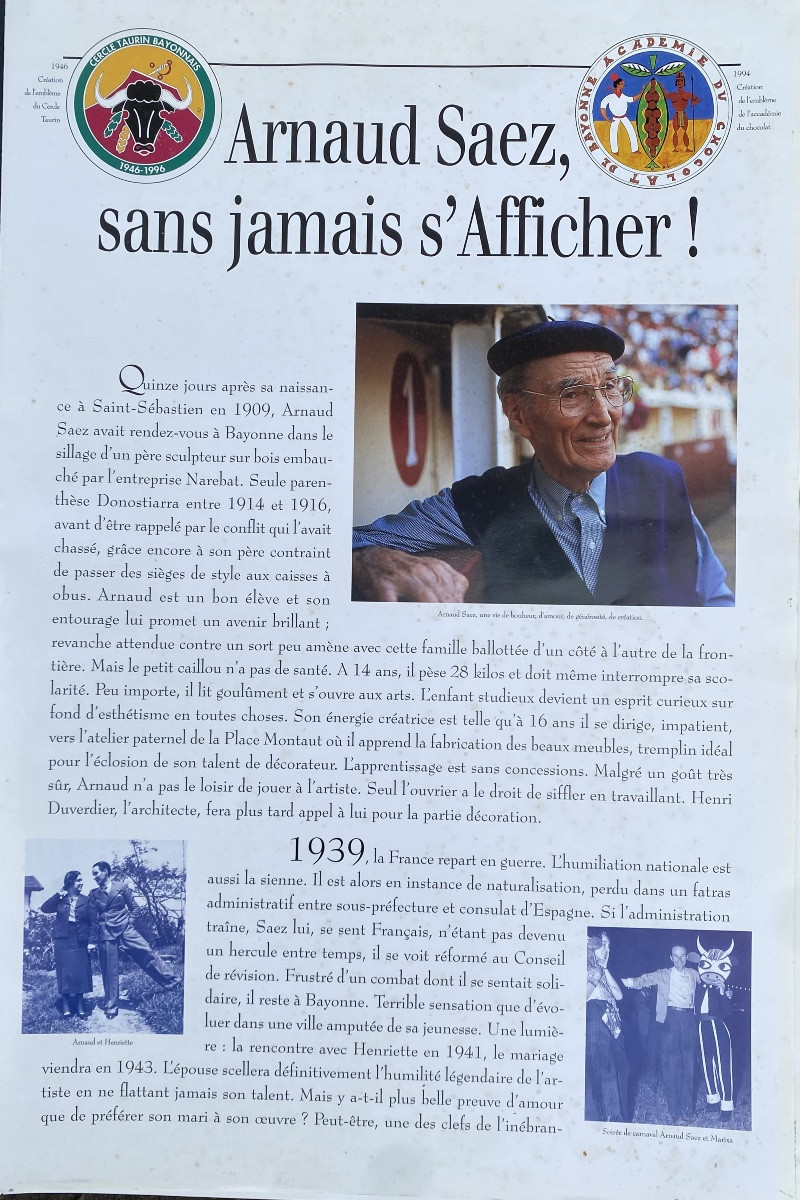Collector Fetes de Bayonne Hommage à Arnaud Saez 3O affiches pochette-photo-1