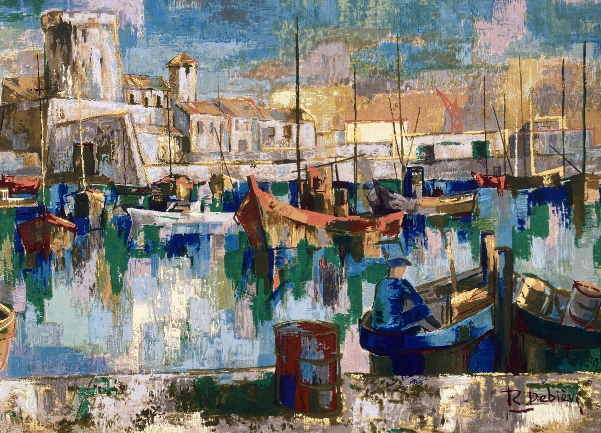 Basque Country 1950 Fort De Socoa R. Debieve St Jean De Luz Screen Printing On Fabric/tapestry-photo-2