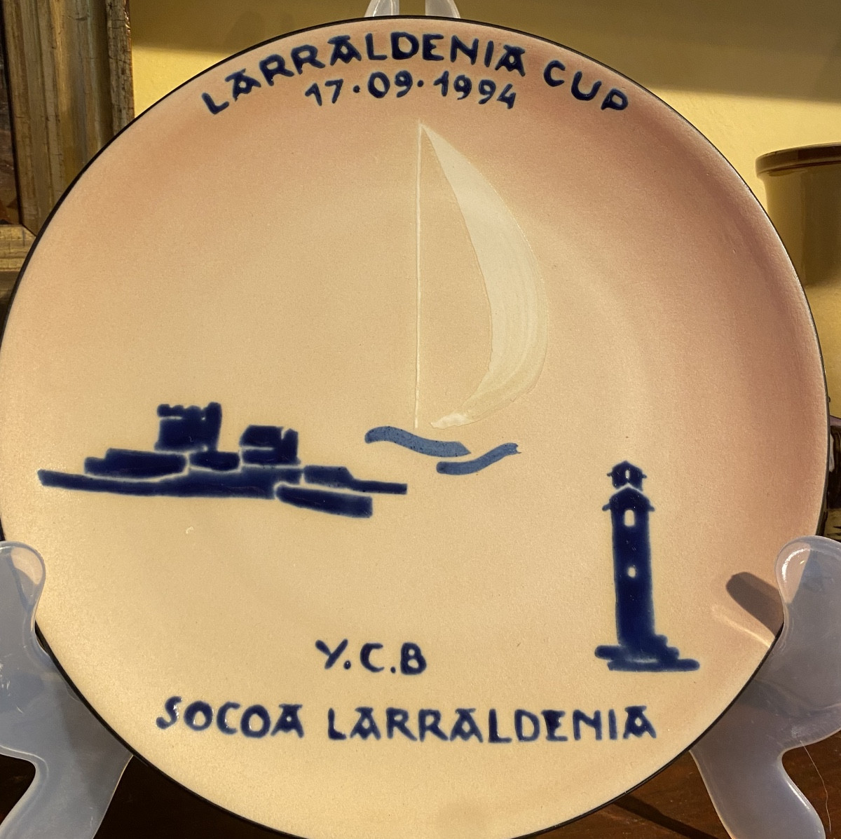 Poterie de Ciboure 1994 Larraldenia Yacht Club Cote Basque YCB Socoa émaux phare pavlosky 