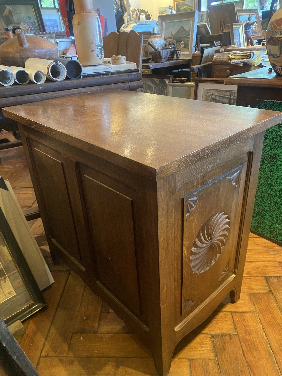 Small Desk, 1930s, Basque Country, Cabinetmaker, St. Jean De Luz, Ciboure-photo-3