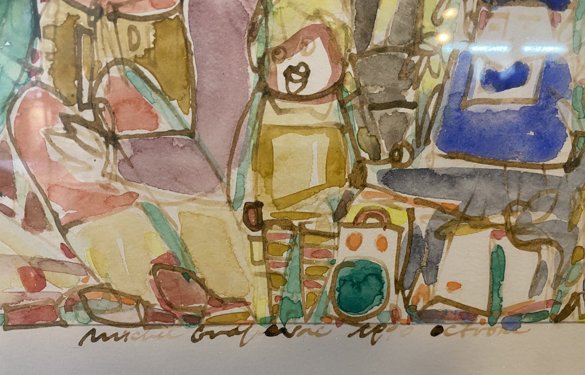 pays basque Michel Godjevac 1990 Saint jean de luz peintre contemporain -photo-1