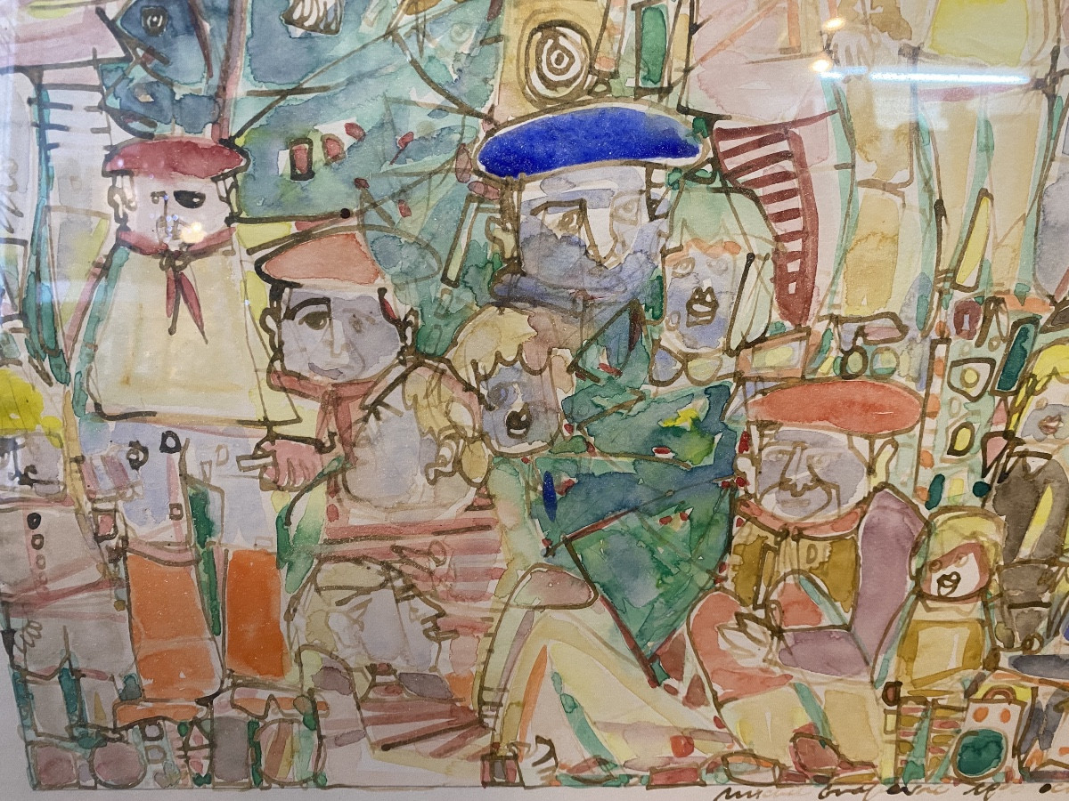 pays basque Michel Godjevac 1990 Saint jean de luz peintre contemporain 