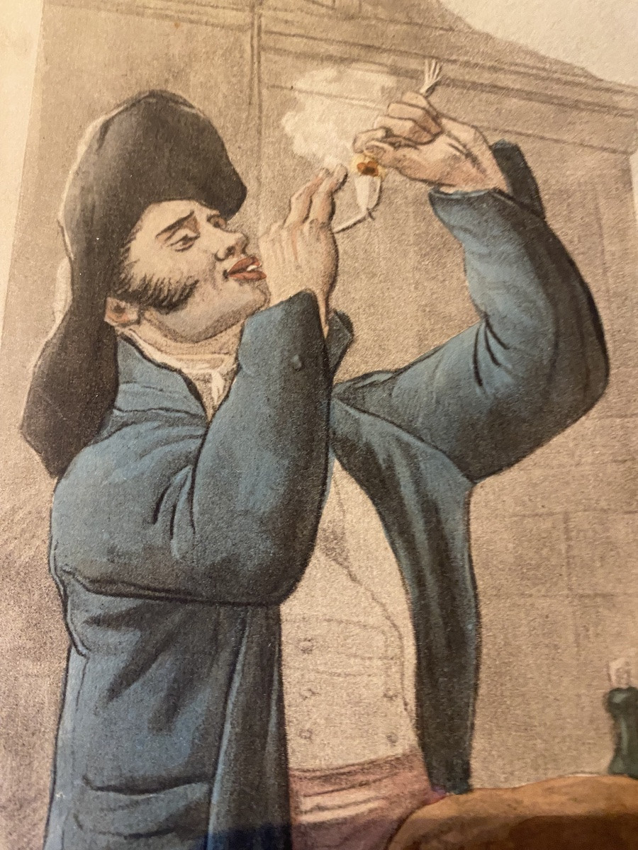 Early 19th-century Engraving By Dubeaucourt/vernet, 'there's No Smoke Without Fire' /bance-photo-3
