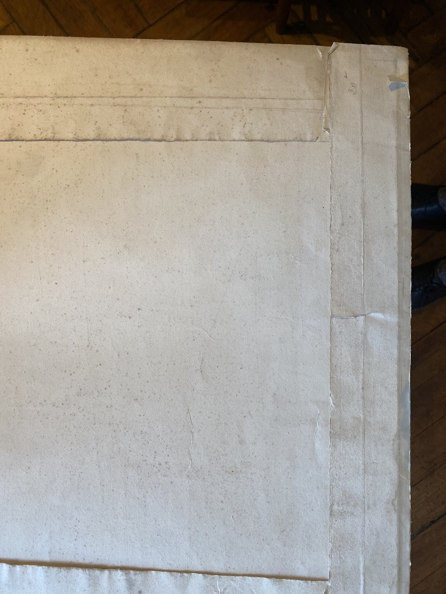 gravure XIXe Coiny La création d'Eve 1823 Michel Ange dessiné à Rome art italien -photo-2