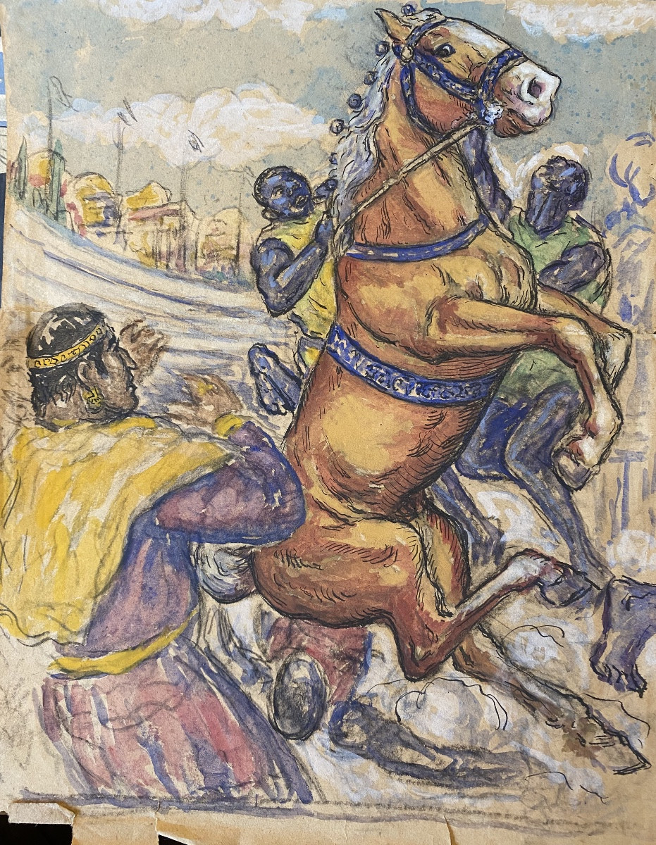 Horse Taming/pablo Tillac (1880/1969)/painter From Cambo In The Basque Country/nun Alferez 
