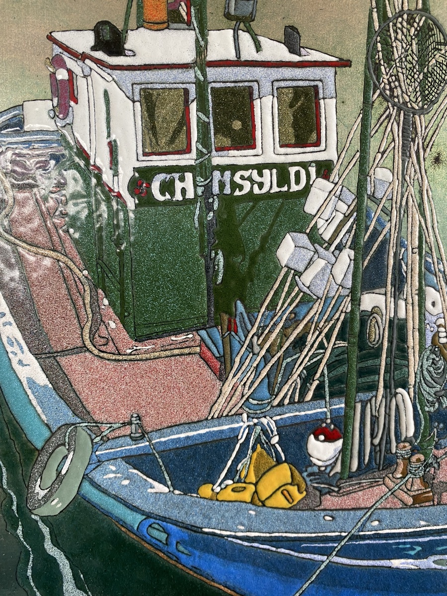 Enamels, Port Of Saint-jean-de-luz, Basque Fishing, Basque Painter From Guipúzcoa And álava (1918/)-photo-3