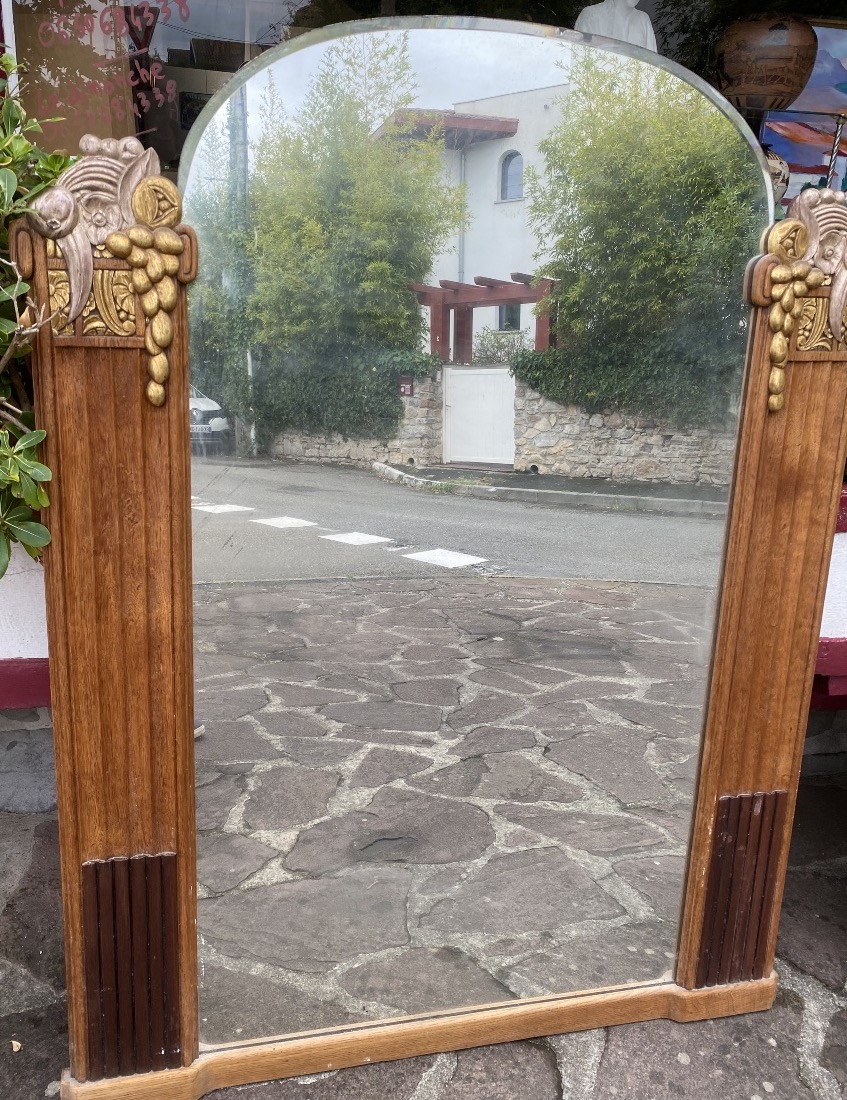 miroir art nouveau biseauté Hotel Victoria Saint jean de Luz Pays basque 