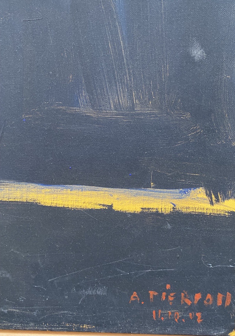 HST peintre art brut de st jean de luz pays basque Alain Pierson (1936/2005) Toro Minotaure-photo-3