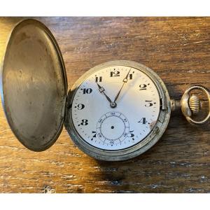 Puiforcat Pocket Watch Late 19th Early 20th Century Guilloche Art Nouveau Works