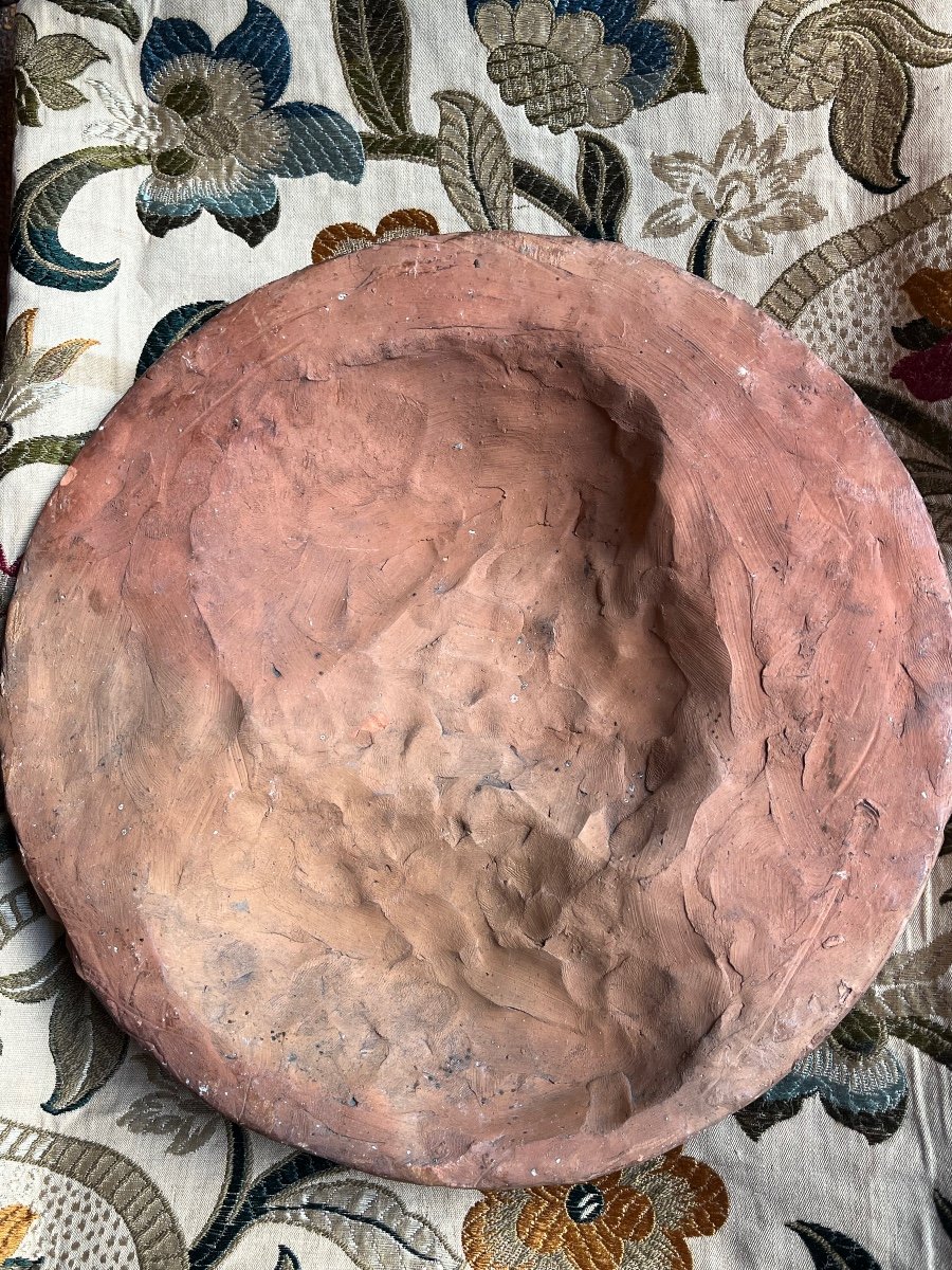 Terracotta Medallion By L .fourquet.-photo-8