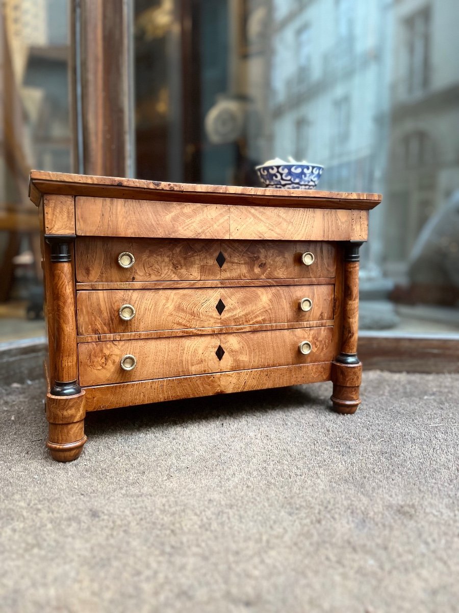 Master's Commode In Ash, Empire Period.-photo-7
