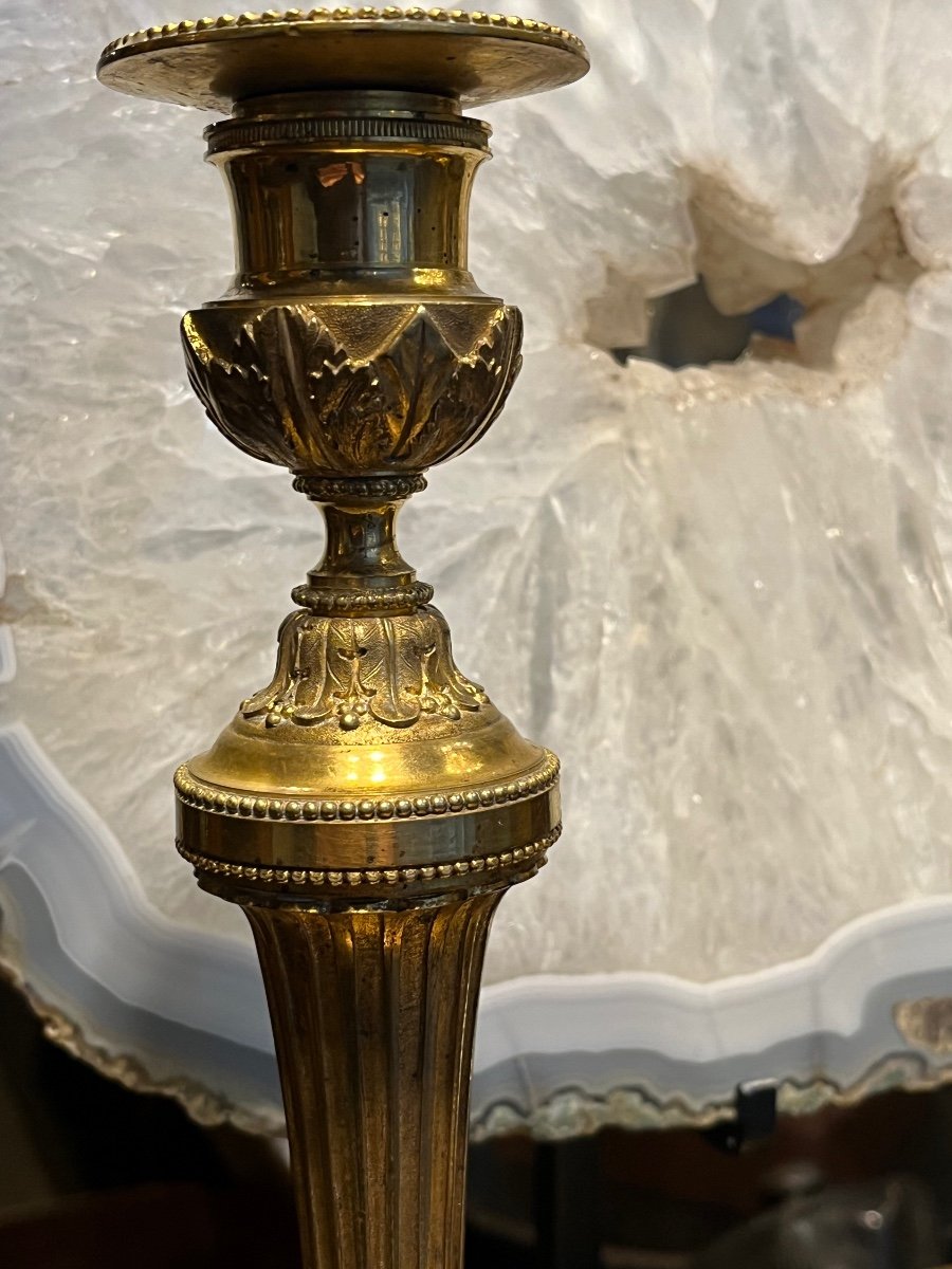 Pair Of Candlesticks (ferdinand Barbedienne)-photo-1