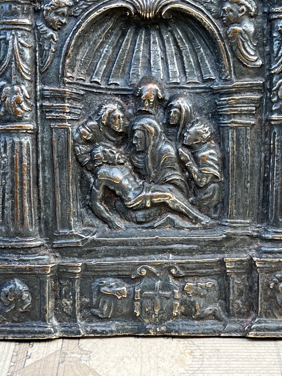 Baiser De Paix En Bronze .-photo-4