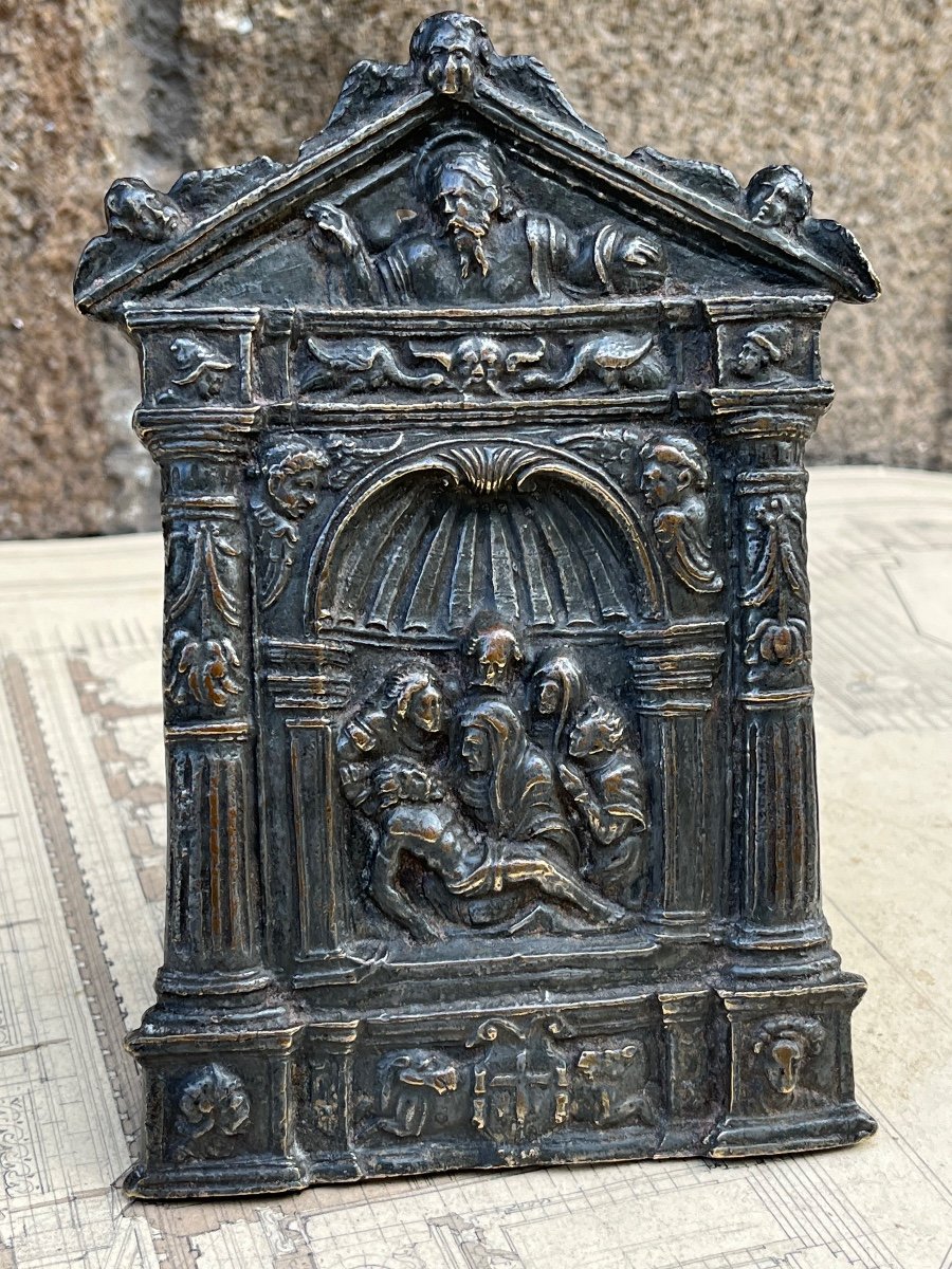 Baiser De Paix En Bronze .-photo-3