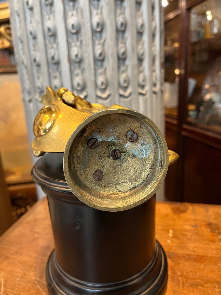 Stair Knob In Gilt Bronze.-photo-4