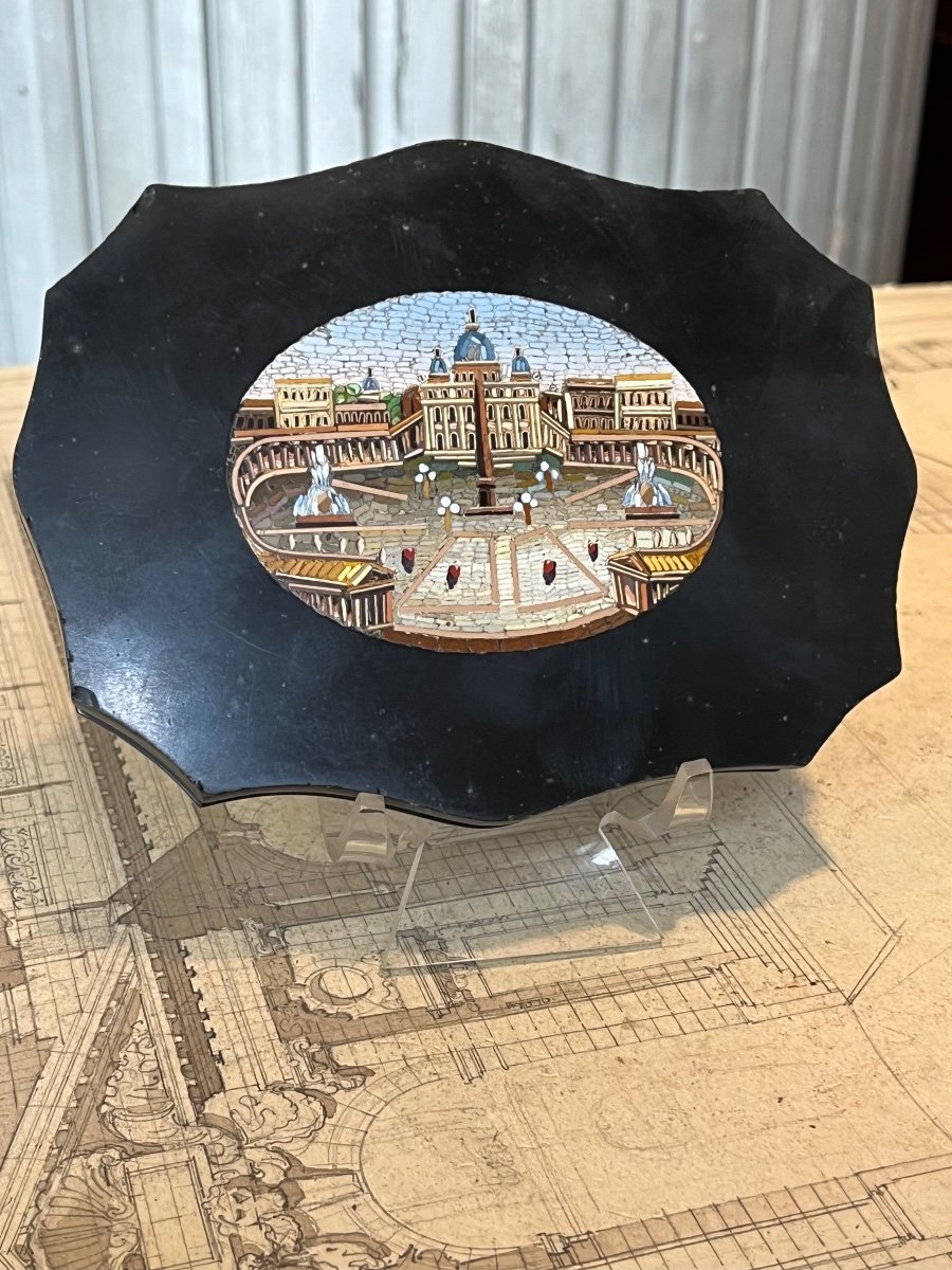 Paperweight Plaque, Souvenir Of The Grand Tour.-photo-4
